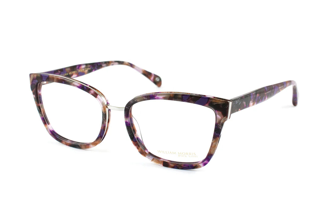 Purple Full Rim Rectangle Eyeglasses BL053