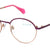 Purple Full Rim Round Eyeglasses Q2236