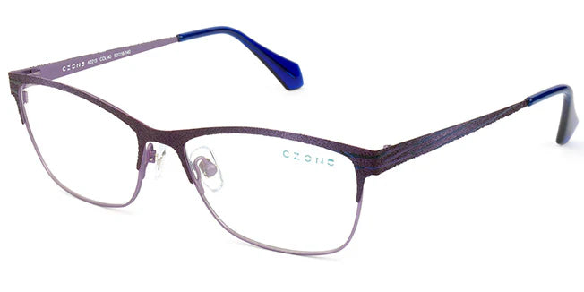 Purple Full Rim Square Eyeglasses A2215