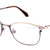 Purple Full Rim Square Eyeglasses X2277