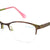 Purple Semi Rimless Rectangle Eyeglasses X2284