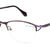 Purple Semi-Rimless Square Eyeglasses E4136