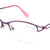 Purple Semi-Rimless Square Eyeglasses J2287