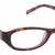 Purple Transparent Full Rim Cat Eye Eyeglasses LL101
