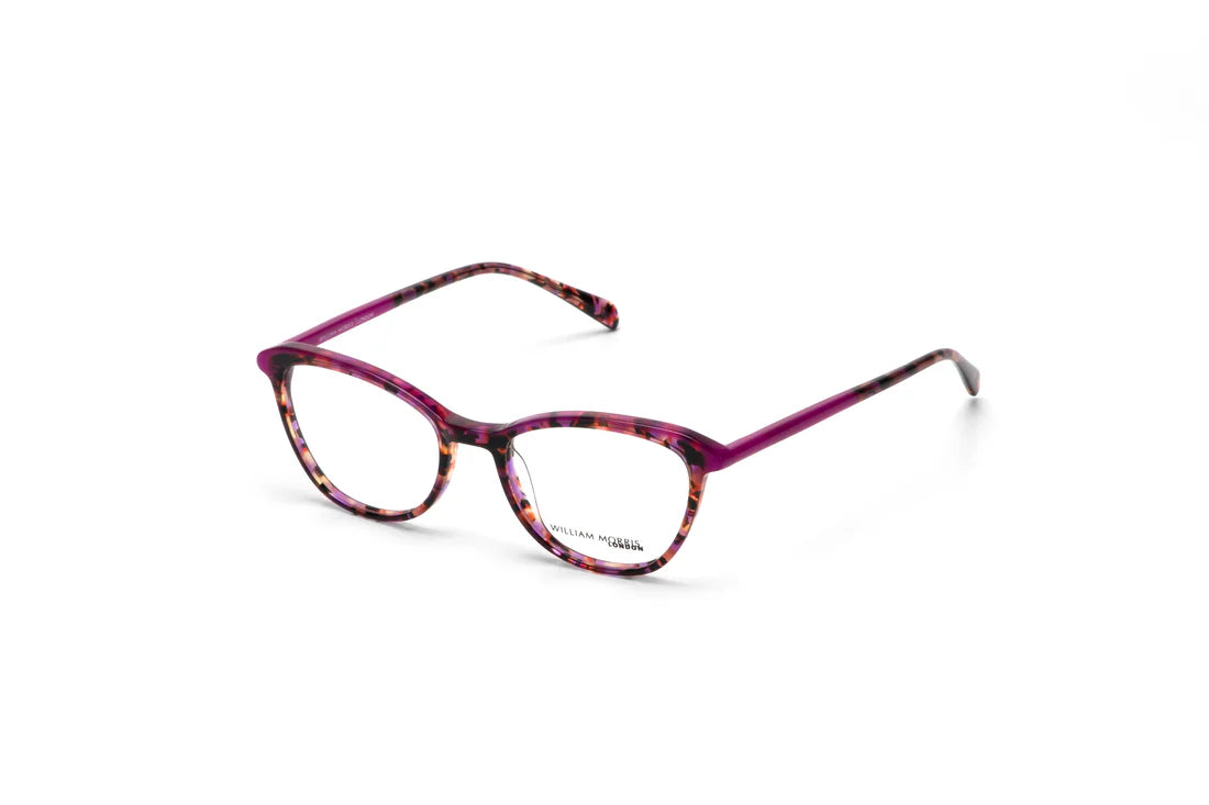 Purple Transparent Full Rim Oval Eyeglasses WM50209