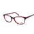 Purple Transparent Full Rim Rectangle Eyeglasses WM50020