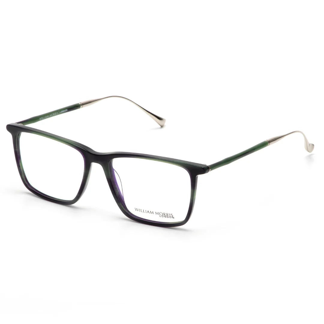 Purple Transparent Full Rim Rectangle Eyeglasses WM50195