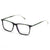 Purple Transparent Full Rim Rectangle Eyeglasses WM50195