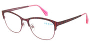 C-Zone Red Full Rim Oval Eyeglasses A1178