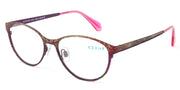 C-ZONE Red Full Rim Round Eyeglasses A1181