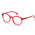 Red Full Frame Round Eyeglasses CSNY30118