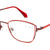 Red Full Rim Cat Eye Eyeglasses J2295