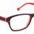 Red Full Rim Cat Eye Eyeglasses LL142