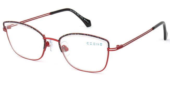 Red Full Rim Cat Eye Eyeglasses Q2243