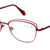 Red Full Rim Cat Eye Eyeglasses U2231