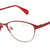 Red Full Rim Cat Eye Eyeglasses W2263