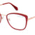 Red Full Rim Cat Eye Eyeglasses W2264