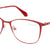Red Full Rim Cat Eye Eyeglasses X2285