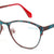 Red Full Rim Oval Eyeglasses A1179