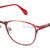 Red Full Rim Oval Eyeglasses A1180