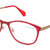 Red Full Rim Oval Eyeglasses E1186
