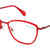 Red Full Rim Oval Eyeglasses E1188