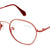 Red Full Rim Oval Eyeglasses J2288