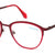 Red Full Rim Oval Eyeglasses U1198