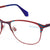 Red Full Rim Oval Eyeglasses U1204