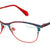 Red Full Rim Oval Eyeglasses U2225