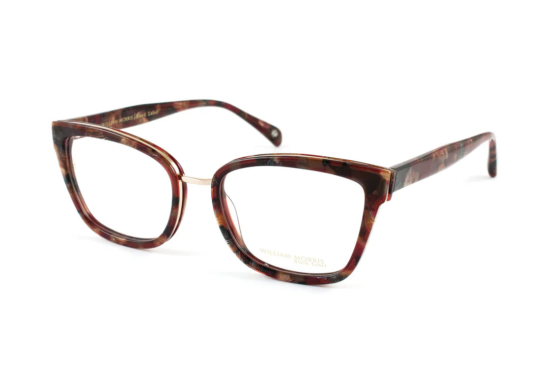 Red Full Rim Rectangle Eyeglasses BL053
