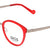 Red Full Rim Round Eyeglasses GI SN200025