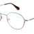 Red Full Rim Round Eyeglasses J2292