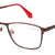 Red Full Rim Square Eyeglasses A1182