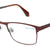 Red Full Rim Square Eyeglasses A1183