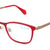 Red Full Rim Square Eyeglasses A1184