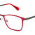 Red Full Rim Square Eyeglasses A1185