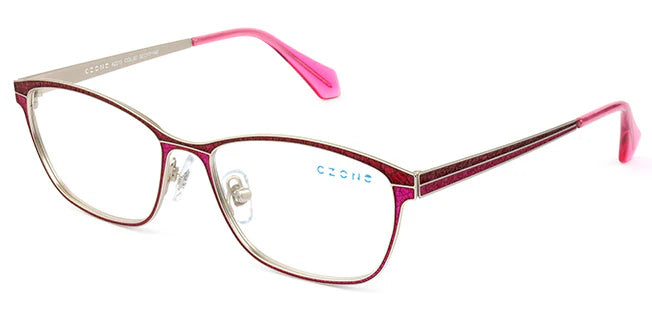 Red Full Rim Square Eyeglasses A2213