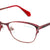 Red Full Rim Square Eyeglasses A2217