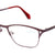 Red Full Rim Square Eyeglasses A3211
