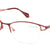 Red Full Rim Square Eyeglasses J4140