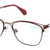 Red Full Rim Square Eyeglasses Q2241