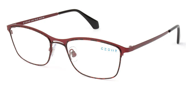 Red Full Rim Square Eyeglasses U1200