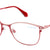 Red Full Rim Square Eyeglasses X2277
