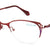 Red Semi-Rimless Cat Eye Eyeglasses Q4137