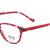 Red Semi Rimless Oval Eyeglasses GI RF500077