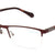 Red Semi-Rimless Rectangle Eyeglasses Q5204
