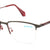 Red Semi Rimless Square Eyeglasses W6140