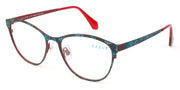 C-Zone Red Full Rim Oval Eyeglasses A1179