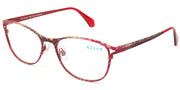 C-Zone Red Full Rim Oval Eyeglasses A1180